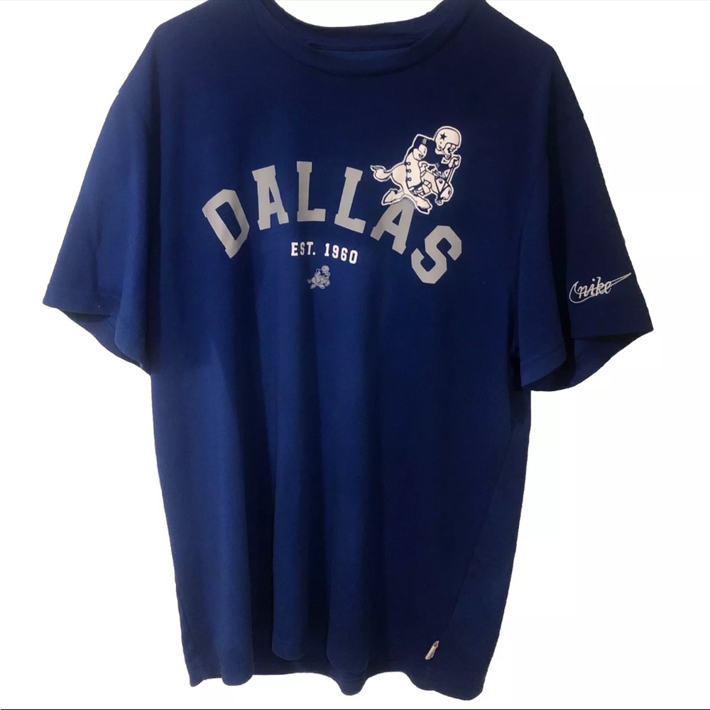 Dallas Cowboys Men's Nike Embroidered T Very Rare Free Shipping